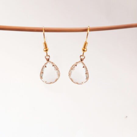 Golden classy earrings