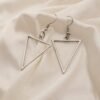 triangle earrings