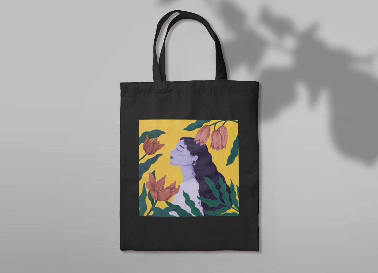 حقيبة يد "فتاة مكتئبة"